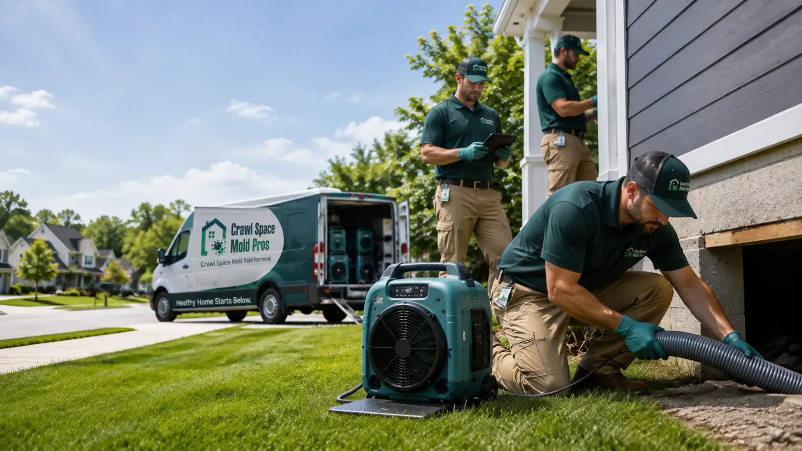 Crawl Space Mold Removal in Deepwater, MO